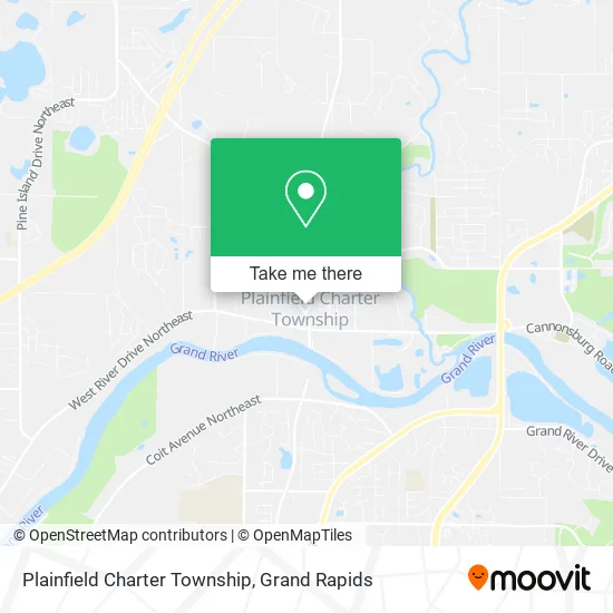 Plainfield Charter Township map