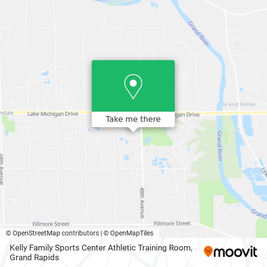 Kelly Family Sports Center Athletic Training Room map