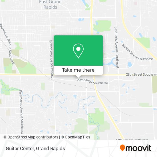 Mapa de Guitar Center