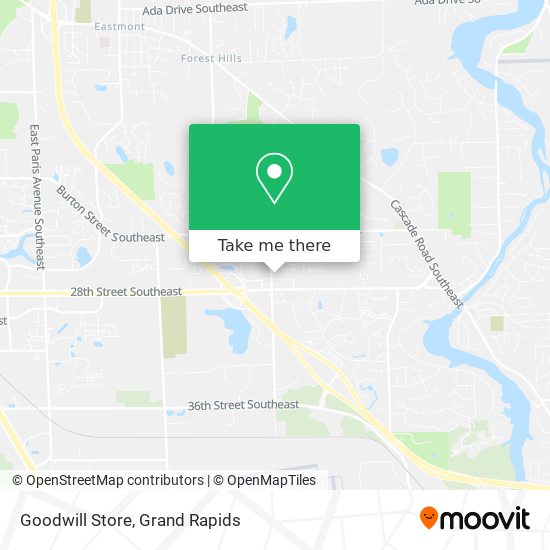Mapa de Goodwill Store