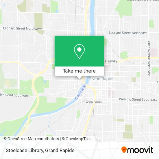 Mapa de Steelcase Library