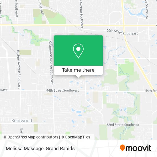 Melissa Massage map