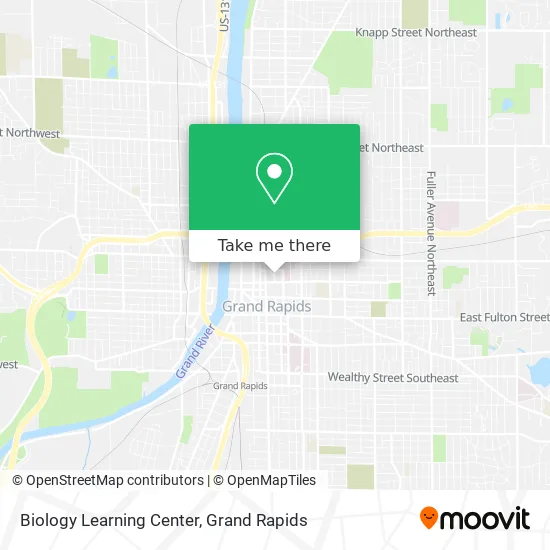 Biology Learning Center map