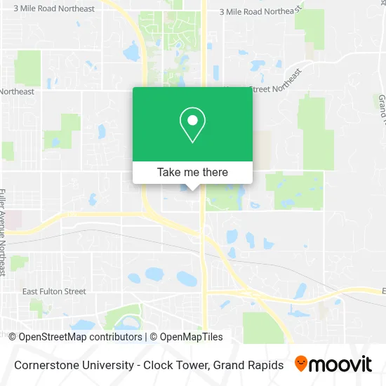 Cornerstone University - Clock Tower map