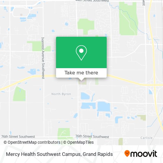 Mercy Health Southwest Campus map