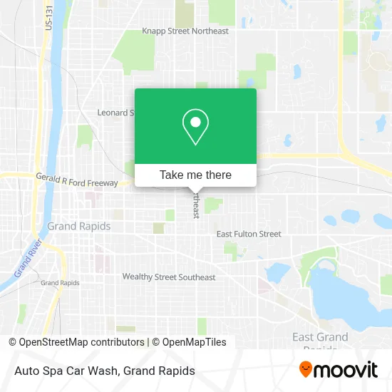 Auto Spa Car Wash map