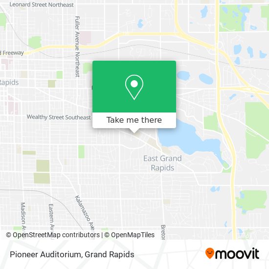 Mapa de Pioneer Auditorium