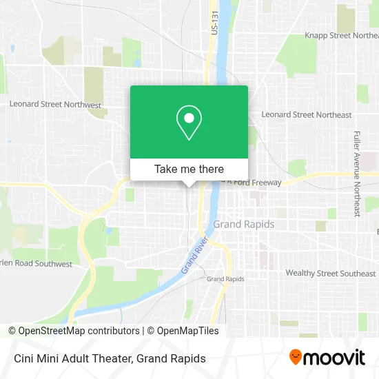 Cini Mini Adult Theater map