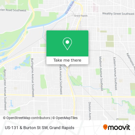 How to get to US 131 Burton St SW in Grand Rapids by Bus