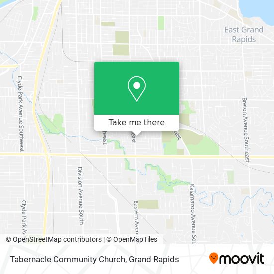 Tabernacle Community Church map