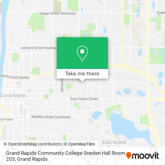 Grand Rapids Community College-Sneden Hall Room 203 map