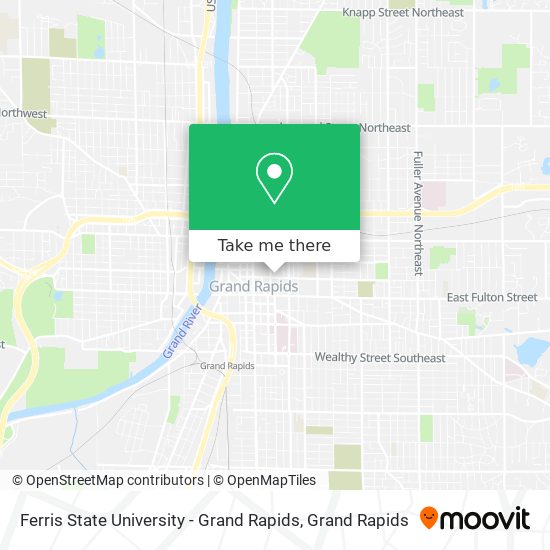 Ferris State University Map How To Get To Ferris State University - Grand Rapids By Bus?