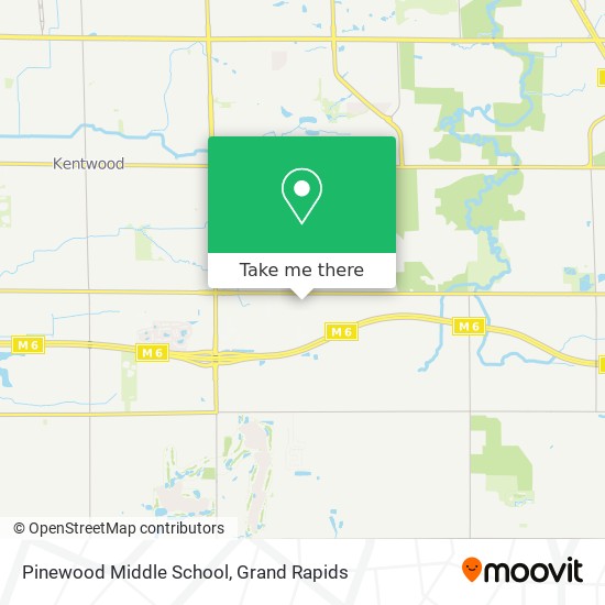 Pinewood Middle School map