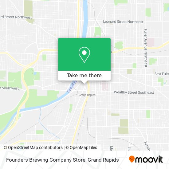 Mapa de Founders Brewing Company Store
