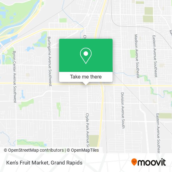 Ken's Fruit Market map