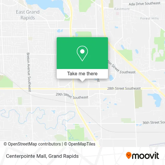 Centerpointe Mall map