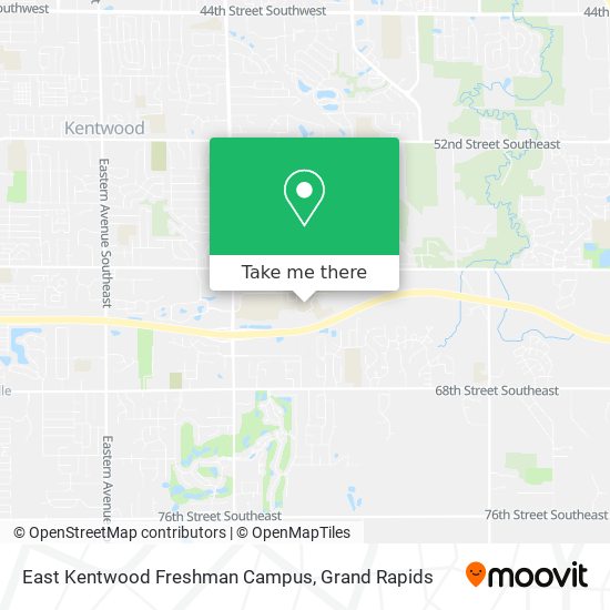 Mapa de East Kentwood Freshman Campus