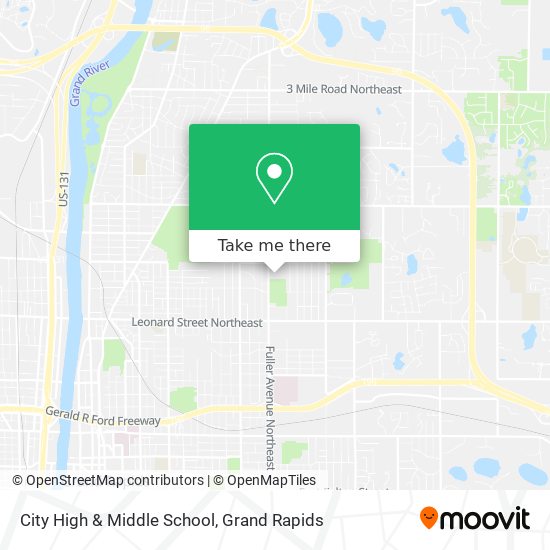 City High & Middle School map