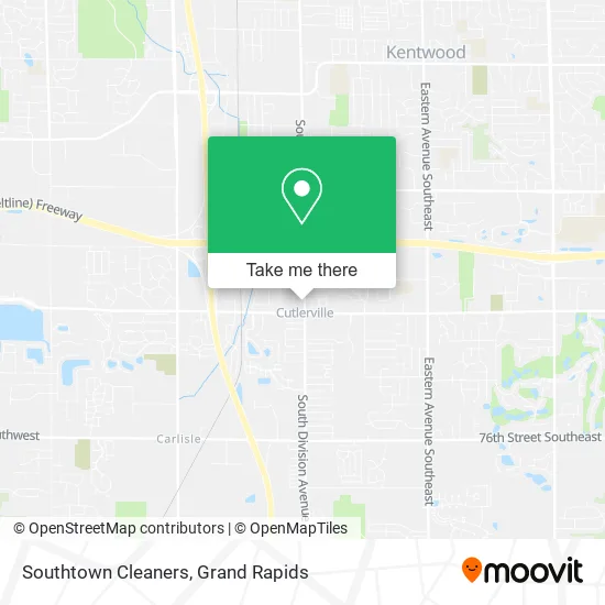 Southtown Cleaners map