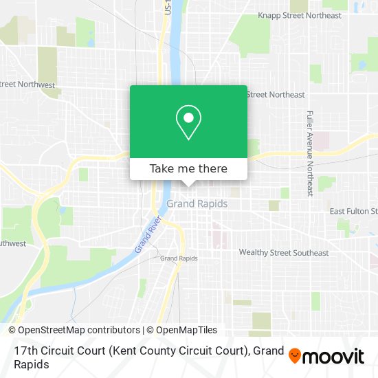 17th Circuit Court (Kent County Circuit Court) map