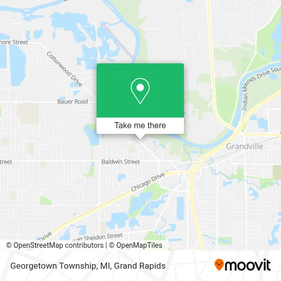 Georgetown Township, MI map