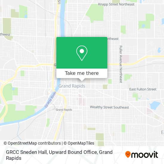 Mapa de GRCC Sneden Hall, Upward Bound Office