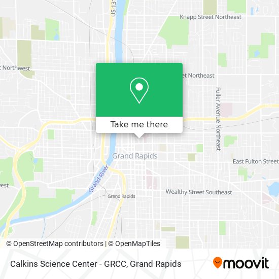 Calkins Science Center - GRCC map
