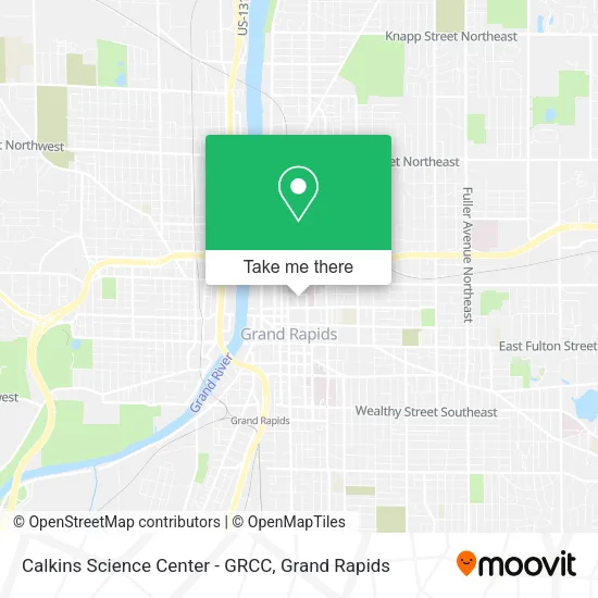 Calkins Science Center - GRCC map