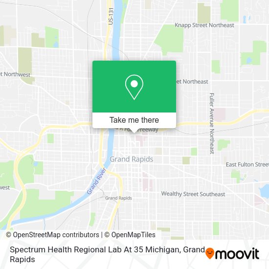 Spectrum Health Regional Lab At 35 Michigan map