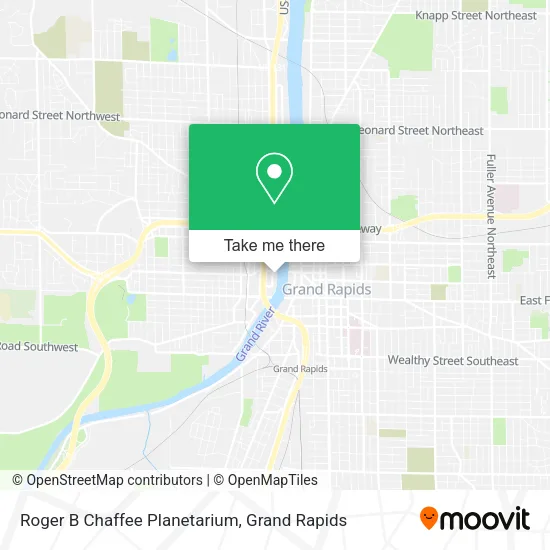 Mapa de Roger B Chaffee Planetarium