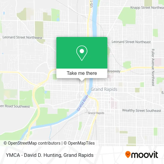 YMCA - David D. Hunting map
