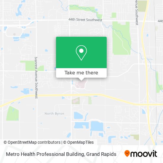 Mapa de Metro Health Professional Building