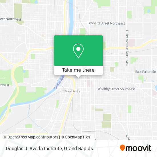 Douglas J. Aveda Institute map