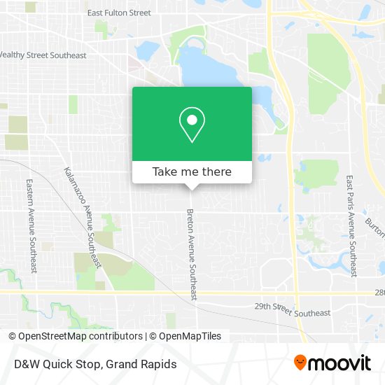Mapa de D&W Quick Stop