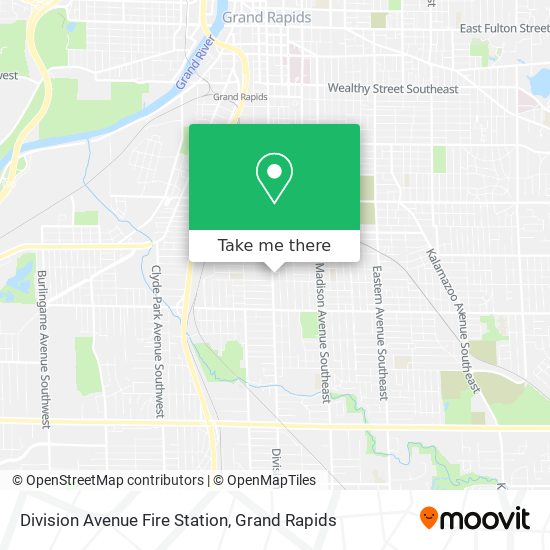 Mapa de Division Avenue Fire Station