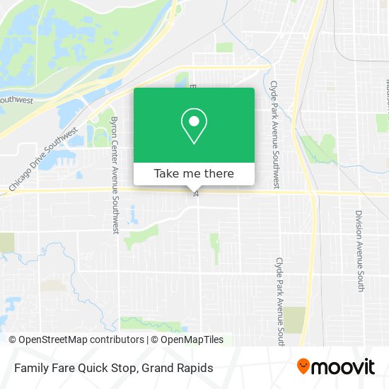Family Fare Quick Stop map
