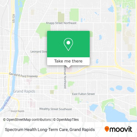 Spectrum Health Long-Term Care map