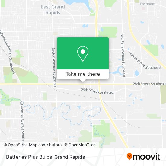 Mapa de Batteries Plus Bulbs