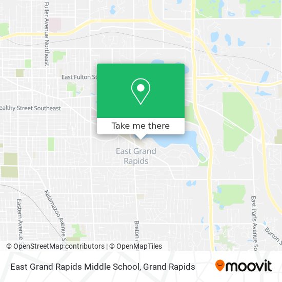 Mapa de East Grand Rapids Middle School