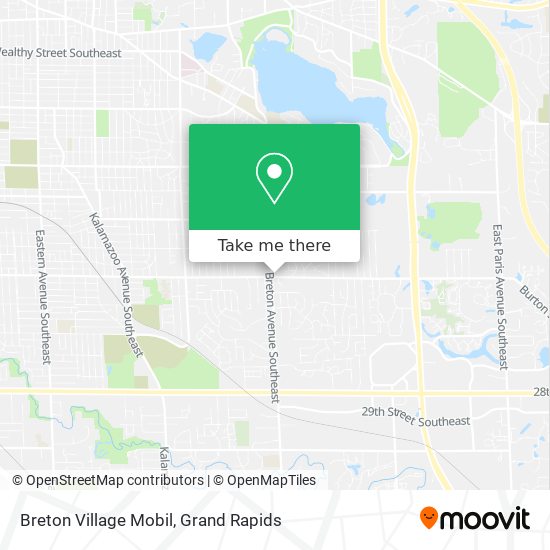 Breton Village Mobil map
