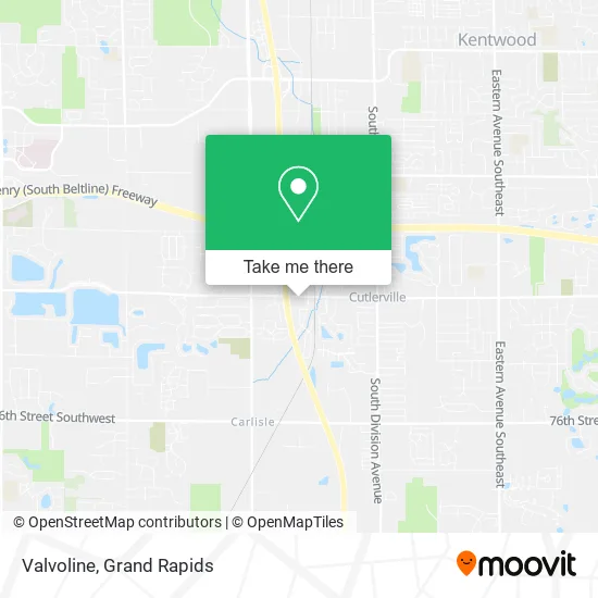 Valvoline map