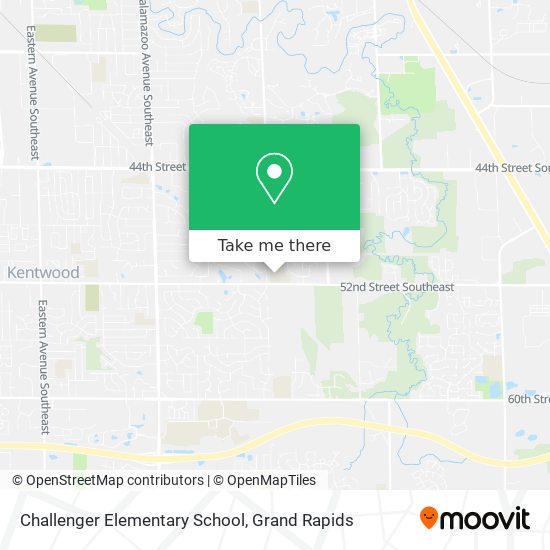 Challenger Elementary School map