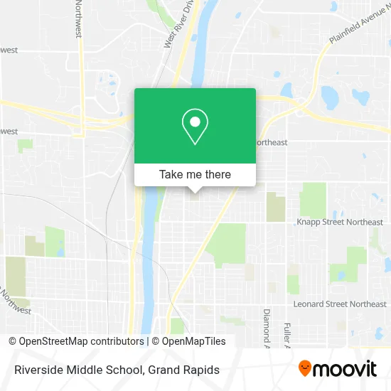Riverside Middle School map