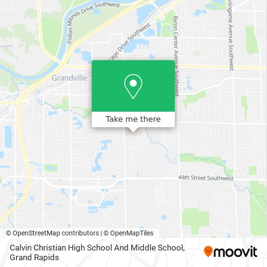 Calvin Christian High School And Middle School map