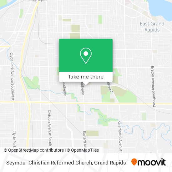 Seymour Christian Reformed Church map