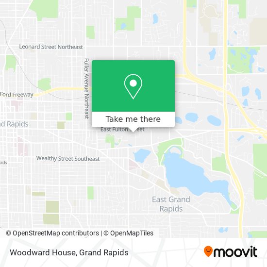Mapa de Woodward House