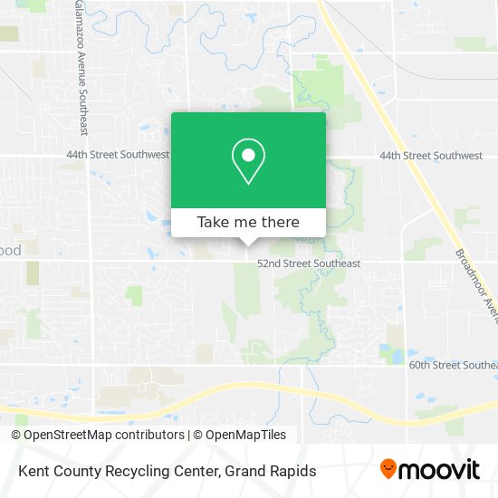 Mapa de Kent County Recycling Center