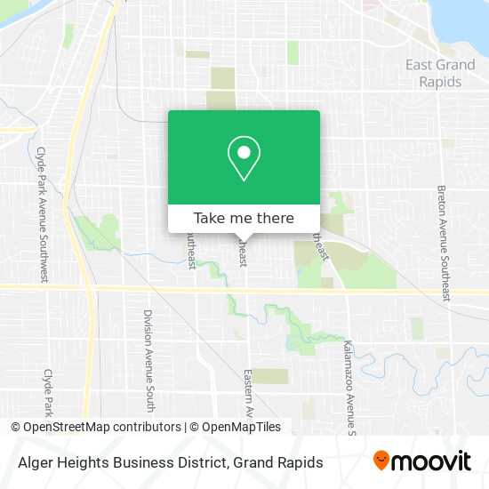 Mapa de Alger Heights Business District