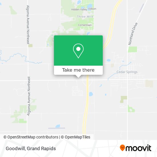 Goodwill map