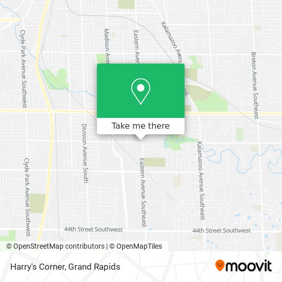 Harry's Corner map